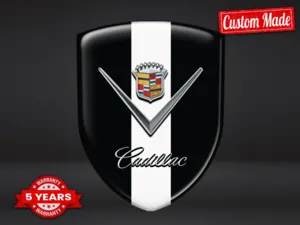 Cadillac Décalcos Gel 3D Course Premium Badge Sport Limité ST